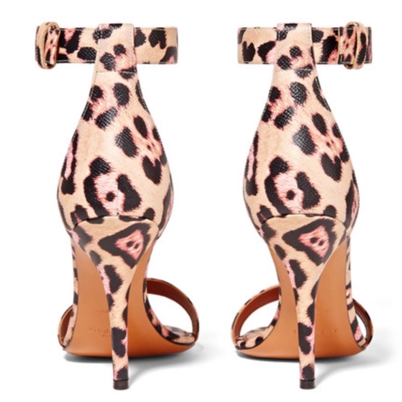 New Givenchy Retra Sandals Beige Jaguar Print 39 - Picture 2 of 8